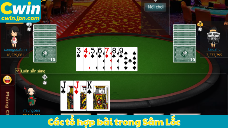 Các tổ hợp bài trong Sâm Lốc