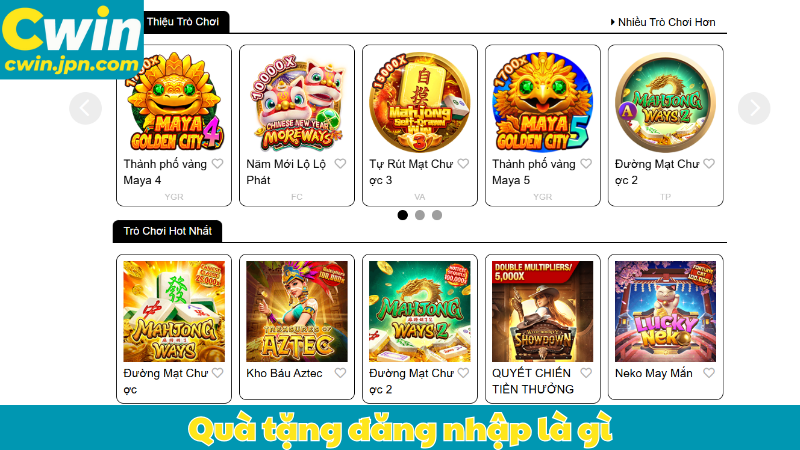 Quà tặng đăng nhập là gì